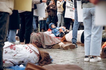 Краков митинг против геноцида украинского народа