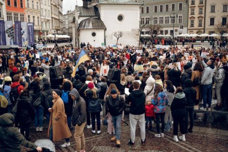 Краков 09.04.2022 против геноцида украинского народа