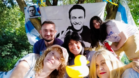 За Навального! Барселона, Испания. 4 июня 2022