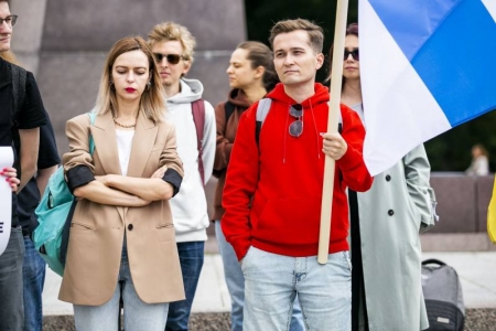 Вильнюс, Литва. Митинг против войны. 24 июля 2022.