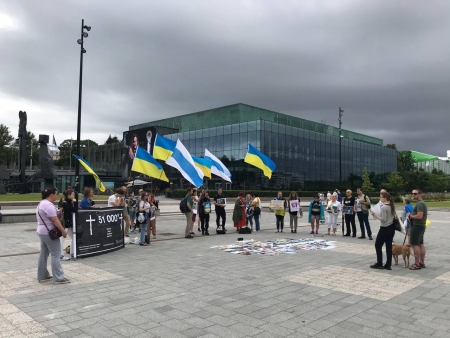 Хельсинки, Финляндия. Митинг против войны. 24 июля 2022.