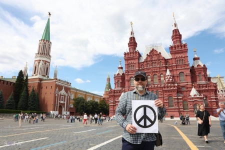 Пикет на Красной площади в Москве