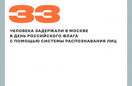 33 человека задержали в День российского флага