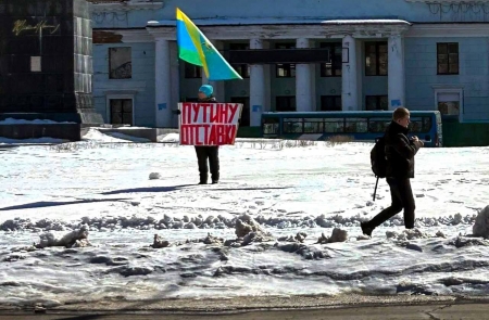 Одиночный пикет в Комсомольске-на-Амуре