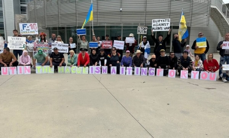 В Сан-Хосе россияне провели антивоенную акцию