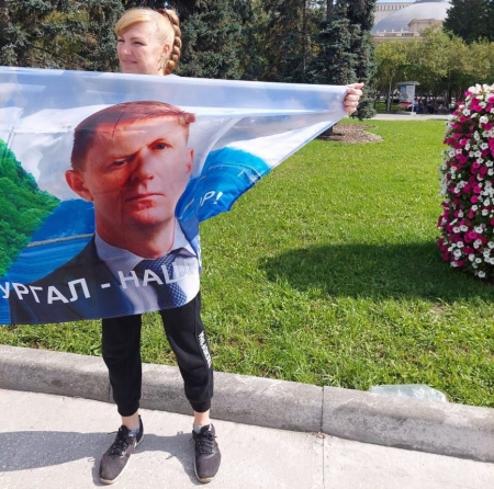 Пикеты в поддержку политзаключенных в Новосибирске
